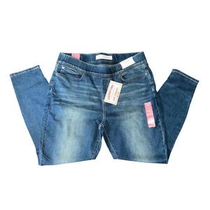 Signature by Levi Strauss Gold Pull On Skinny Jeans Women's 18M W34 L30 Medium W